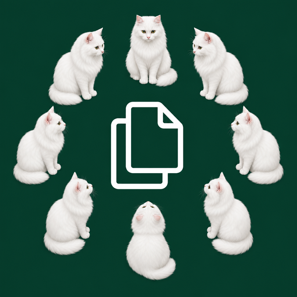 $COPYCAT — cats copying around a copy icon